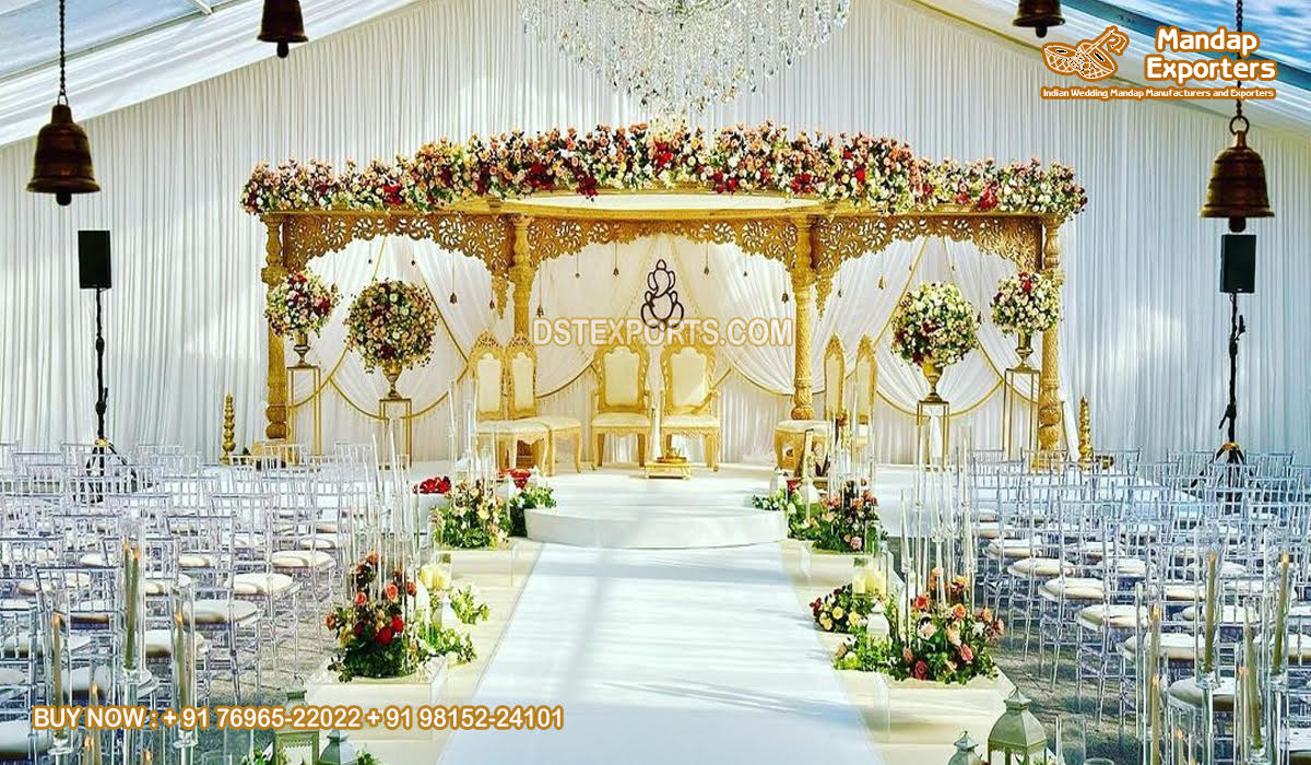 Royal Indian Wedding Stage & Mandap Decor