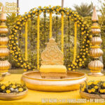 Indian Wedding Haldi & Vatna Ceremony Decoration
