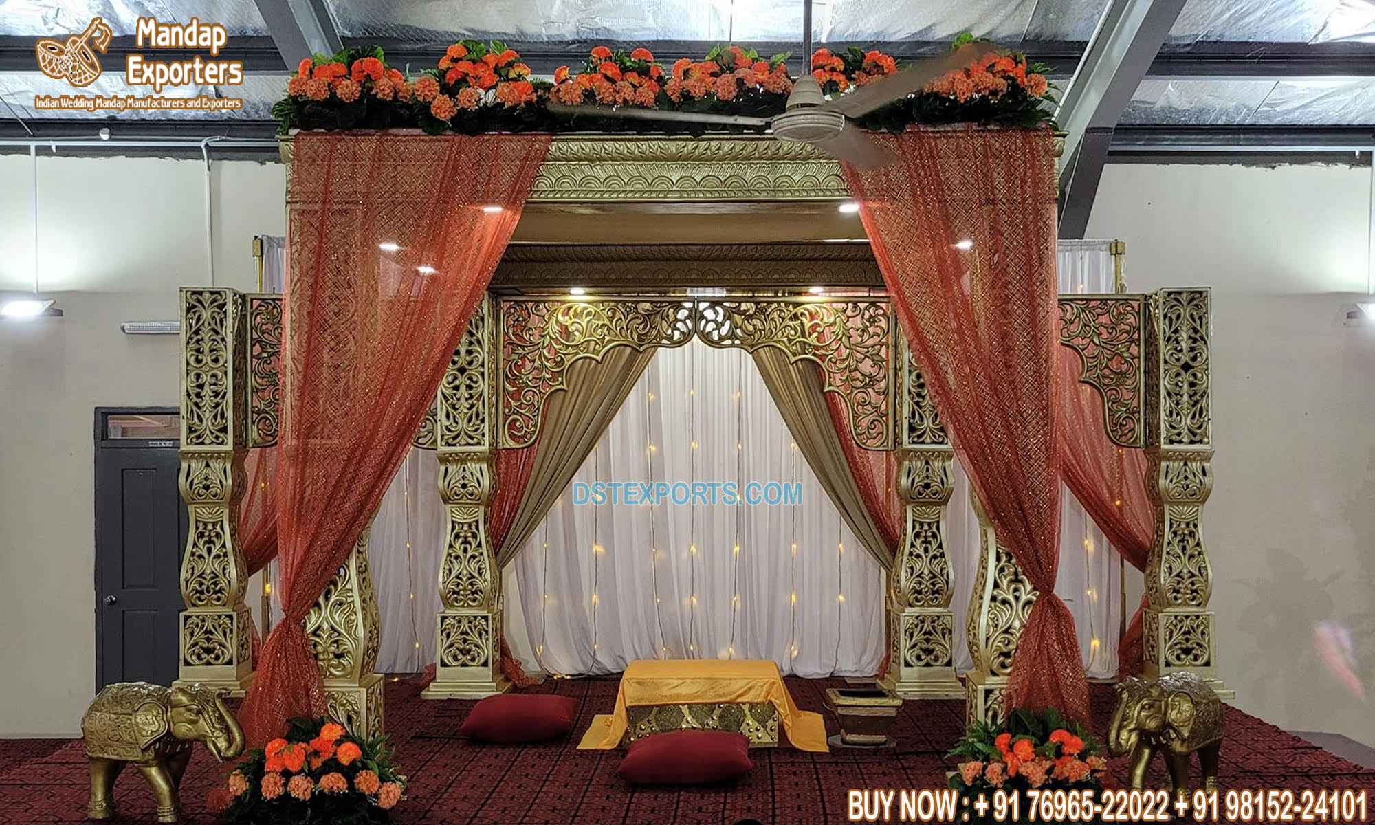 Royal Grand Wedding Fiber Bollywood Mandap Set