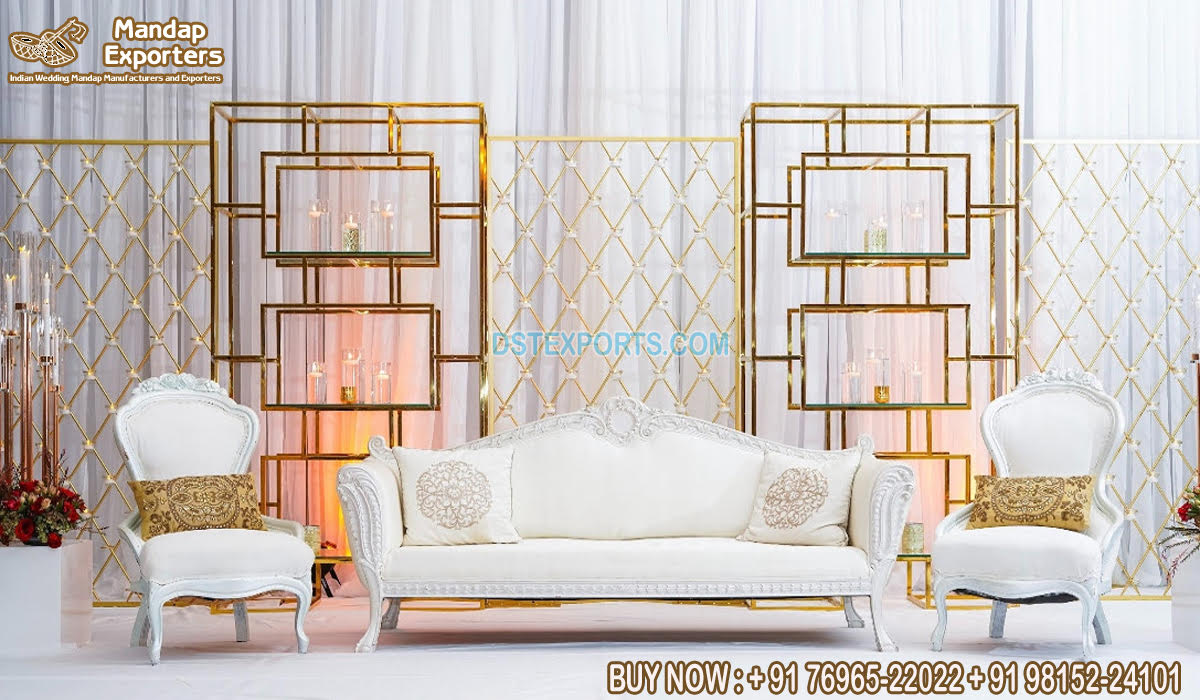 Russian Wedding Stage Royal Candle Walls