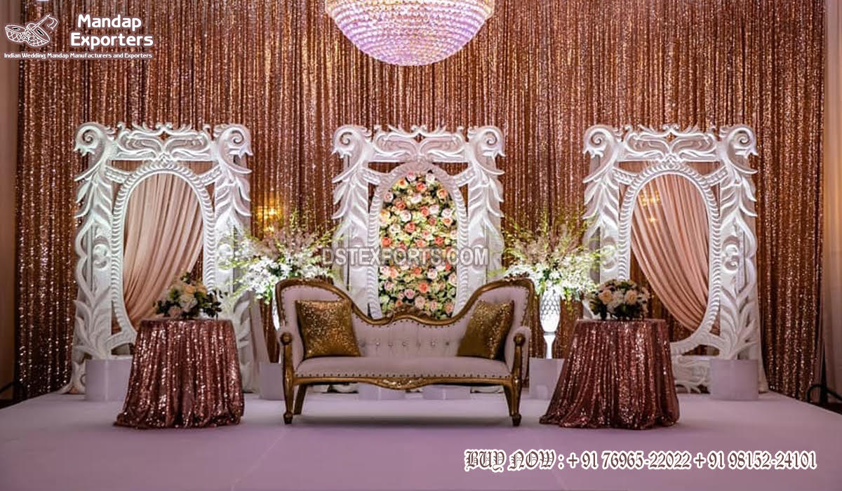 Exquisite Fiber Frames For Wedding Stage Backdrop