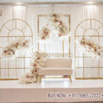 Gorgeous Look Metal Arches For Wedding Stage