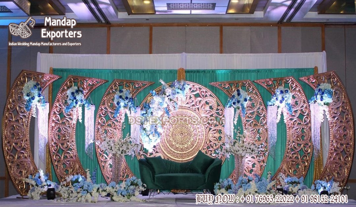 Luxurious Grand Wedding Stage C Style Frames