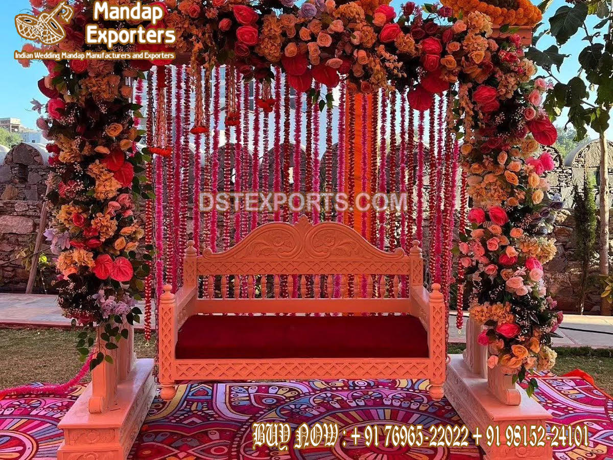Outdoor Mehndi Ceremony Swing For Bride