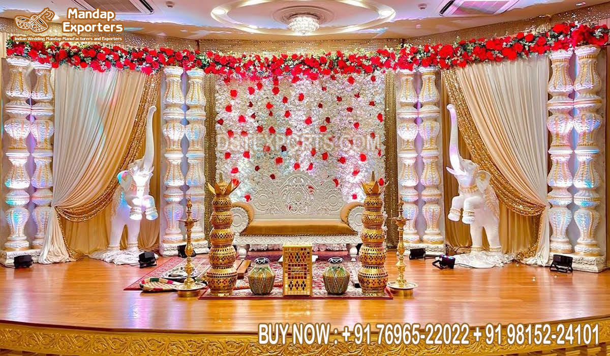 South Indian Wedding Ceremony Stage Setup