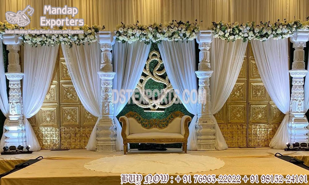 Traditional South Indian Wedding Stage Setup