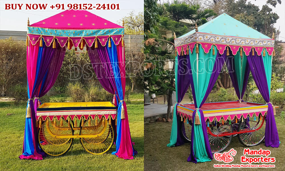 Mehndi Event Colorful Canopy Style Rehdi Stall
