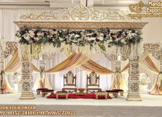 Gorgeously Breathtaking Bollywood Style Mandap For Marriage