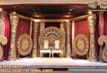 Most Trendy Indoor Stage Decor for Wedding