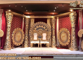 Most Trendy Indoor Stage Decor for Wedding