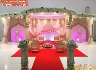 Incredible Jali Carved wedding Mandap For Sale