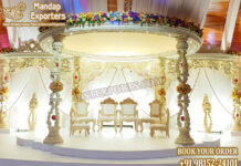 Exquisite Wooden Carved Wedding Mandap Exquisite Wooden Carved Wedding Mandap