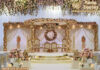 Beautiful Wooden Mandap Setup For UK Wedding Beautiful Wooden Mandap Setup For UK Wedding