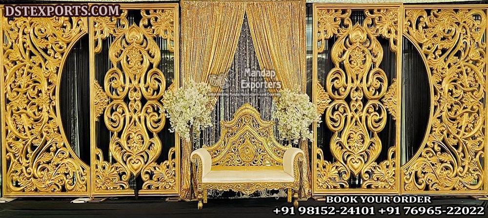 Stunning Wedding Stage Backdrop for Setup