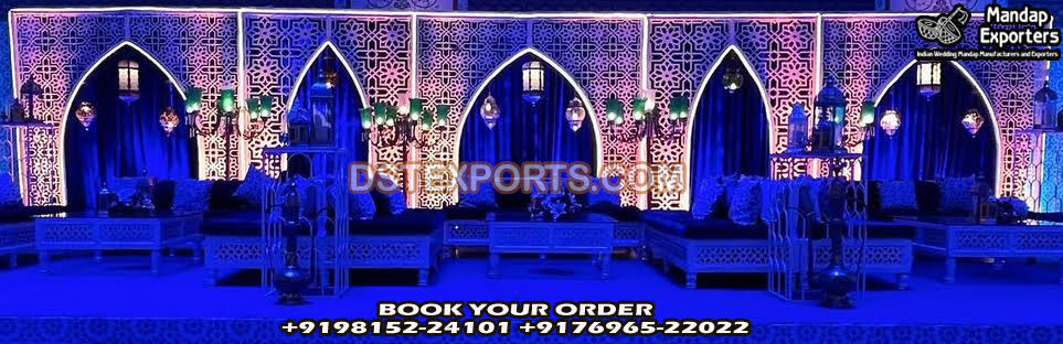 Attractive Laser Cut Wedding Backdrop Panel Setup