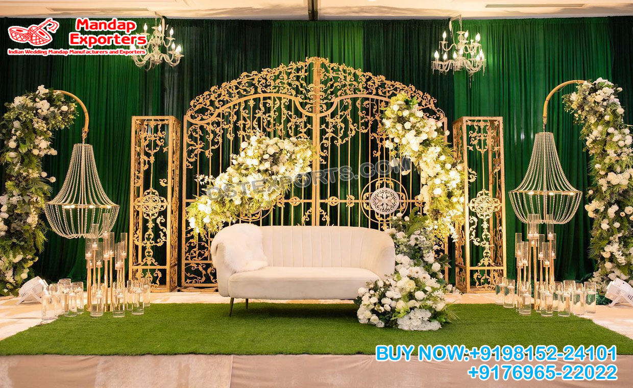 Canadian Wedding Event Metal Gate Backdrop Frame