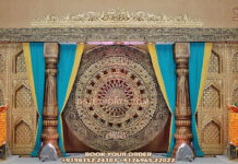 Grand Wedding Antique Rajwada Theme Stage Grand Wedding Antique Rajwada Theme Stage