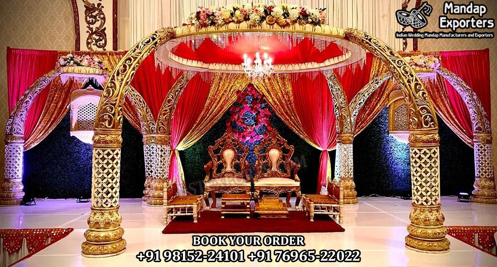 Sri Lankan Style Elephant Teeth Wedding Mandap Decor