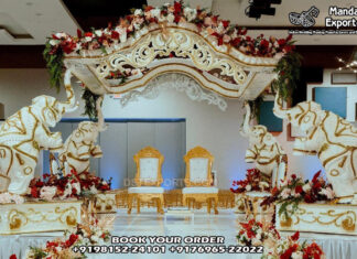 Majestic Look Elephant Mandap for South Weddings Majestic Look Elephant Mandap for South Weddings