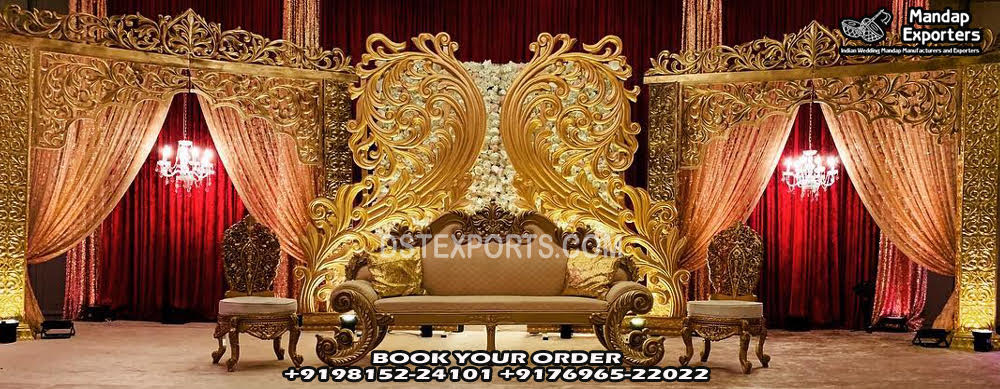 Marvelous Look Stage Decor For Muslim Wedding