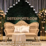 Modernistic Wedding Sofa Set For Bride & Groom