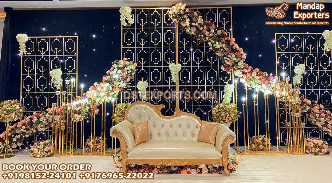 Unique Style Candle Wall For Wedding Decoration