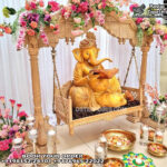 Beautiful Wedding Entrance Ganpati Decoration