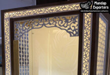 Contemporary Teak Wood Handmade Puja Mandir Contemporary Teak Wood Handmade Puja Mandir