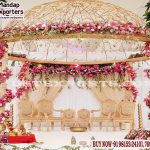 Grand Wedding Double Pole Mandap With Dome