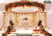 Incredible Wooden Carved Wedding Mandap Incredible Wooden Carved Wedding Mandap