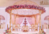 Indoor Indian Wedding Dome Mandap Setup Indoor Indian Wedding Dome Mandap Setup