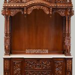 Large Size Hand Crafted Wooden Temple For Home