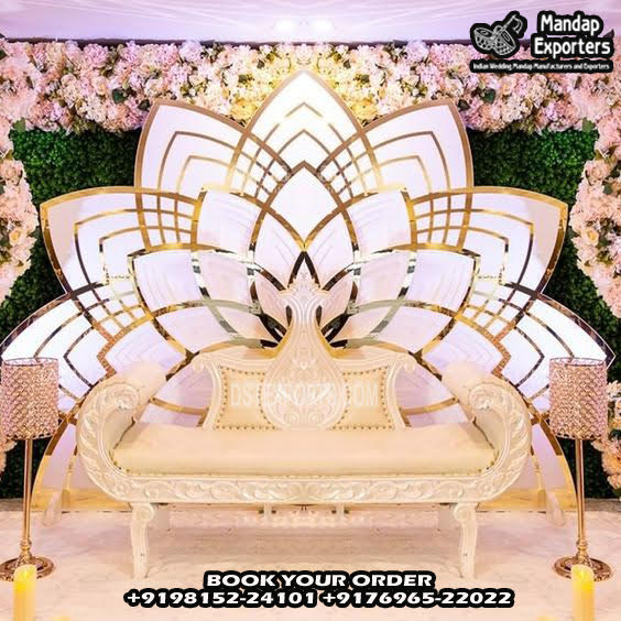 Luxury Newest Golden Monet Wedding Backdrop