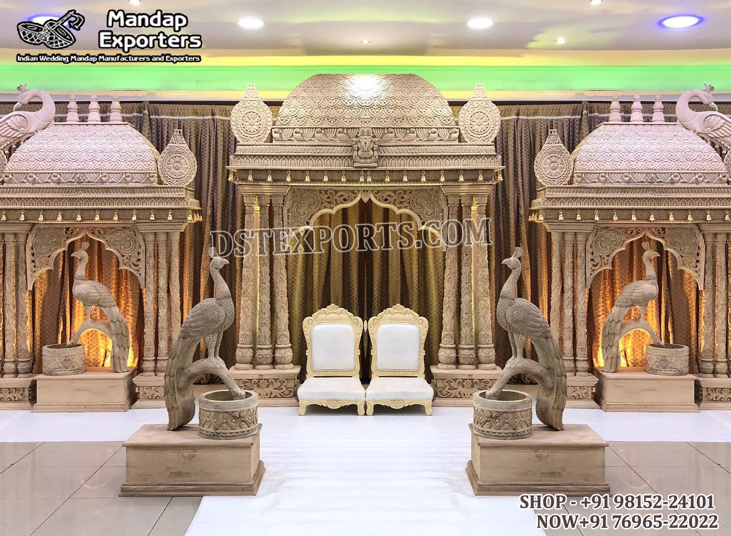 New Hindu Wedding Manavarai Wooden Mandap