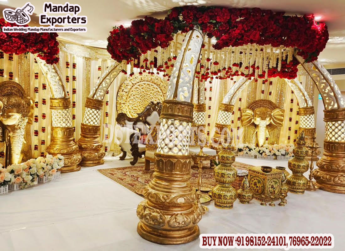 Traditional Gajanan Mandap For Wedding Ceremony
