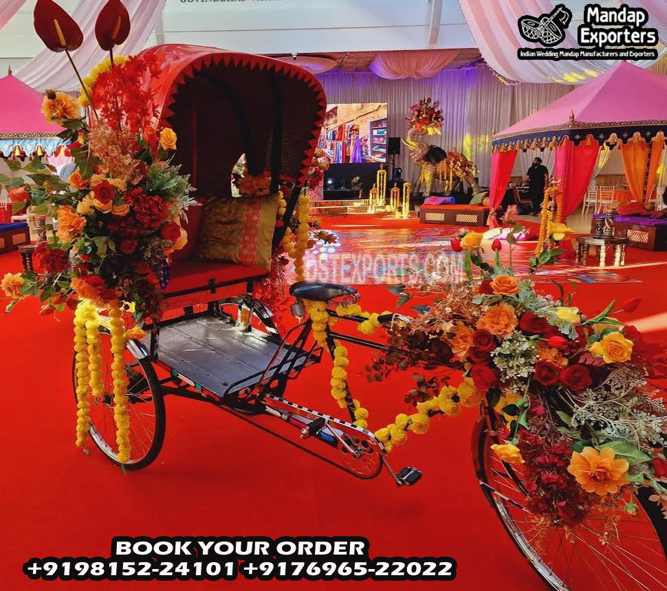Wedding Rickshaw for Royal Bride Groom Entry