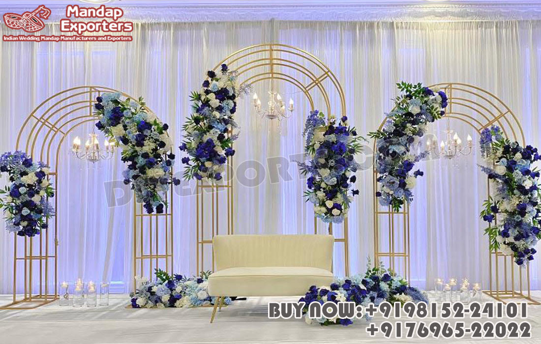 Christian Weddings Reception Decor Metal Panels
