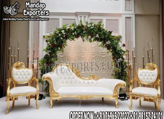 Designer Bride Groom Sofa Set For Reception Stage Designer Bride Groom Sofa Set For Reception Stage