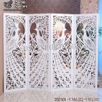 Latest Peacock Style Laser Cut Wedding Panels
