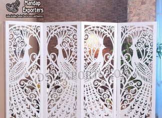 Latest Peacock Style Laser Cut Wedding Panels Latest Peacock Style Laser Cut Wedding Panels