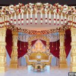 South Indian Wedding Decoration Vinayaka Mandapam