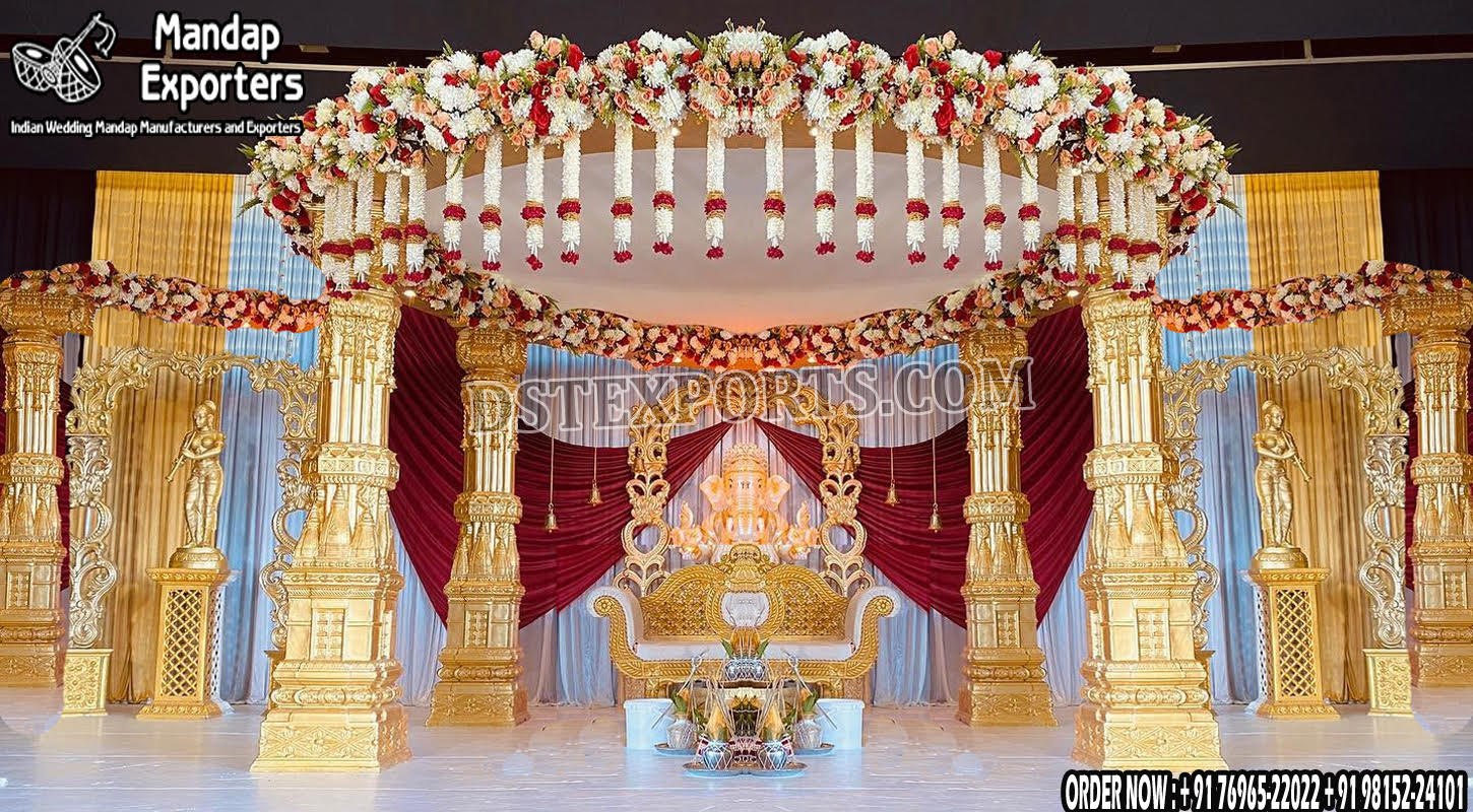 South Indian Wedding Decoration Vinayaka Mandapam