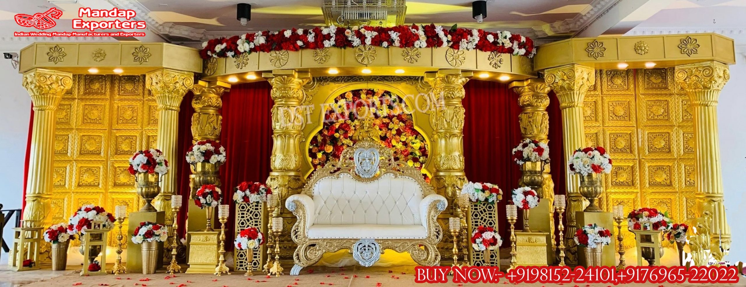 Sri lankan Style Poruwa Ceremony Stage Decor