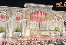 Amazing Mirror Stage For Indian Wedding Amazing Mirror Stage For Indian Wedding