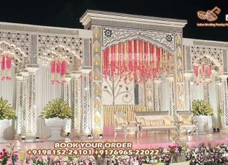 Amazing Mirror Stage For Indian Wedding Amazing Mirror Stage For Indian Wedding