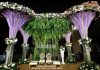 Decorative Palm Tree Metal Mandap For Night Weddings Decorative Palm Tree Metal Mandap For Night Weddings