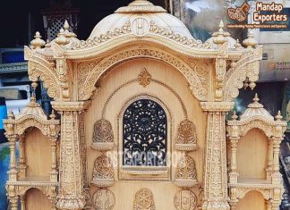 Designer Big Size Teak Wooden Mandir Designer Big Size Teak Wooden Mandir