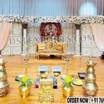 Elegant Stage Setup For South Indian Weddings