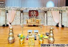 Elegant Stage Setup For South Indian Weddings Elegant Stage Setup For South Indian Weddings