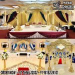Golden Peacock Base Pillars Mandap Weddings